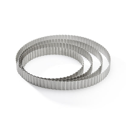 De Buyer Air System Perforated Fluted Edge Pastry Ring