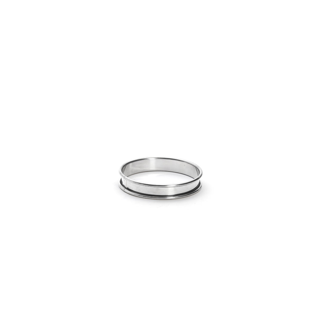 De Buyer S/S Rolled Edge Tart Ring