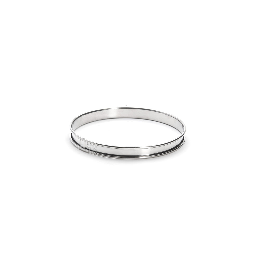 De Buyer S/S Rolled Edge Tart Ring