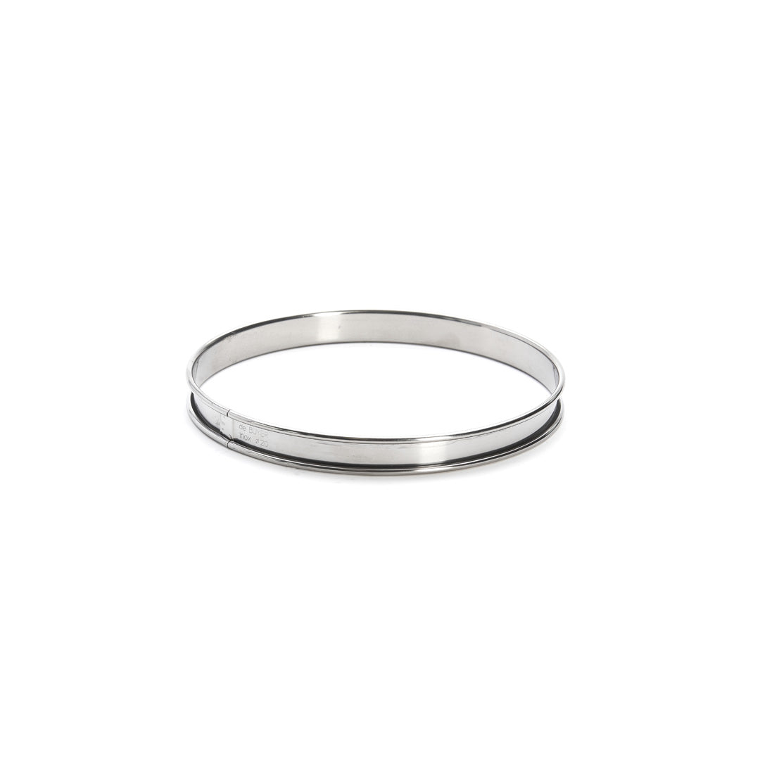 De Buyer S/S Rolled Edge Tart Ring