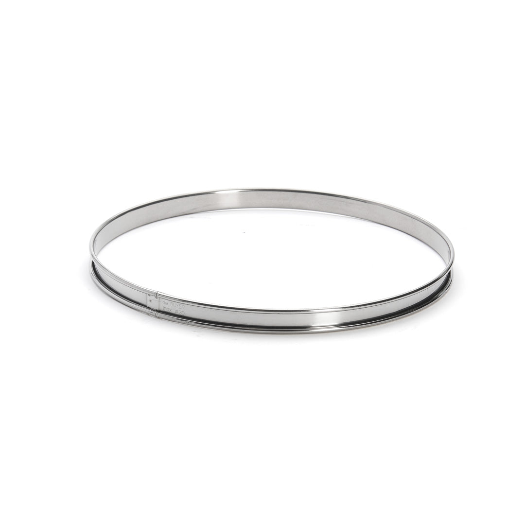 De Buyer S/S Rolled Edge Tart Ring
