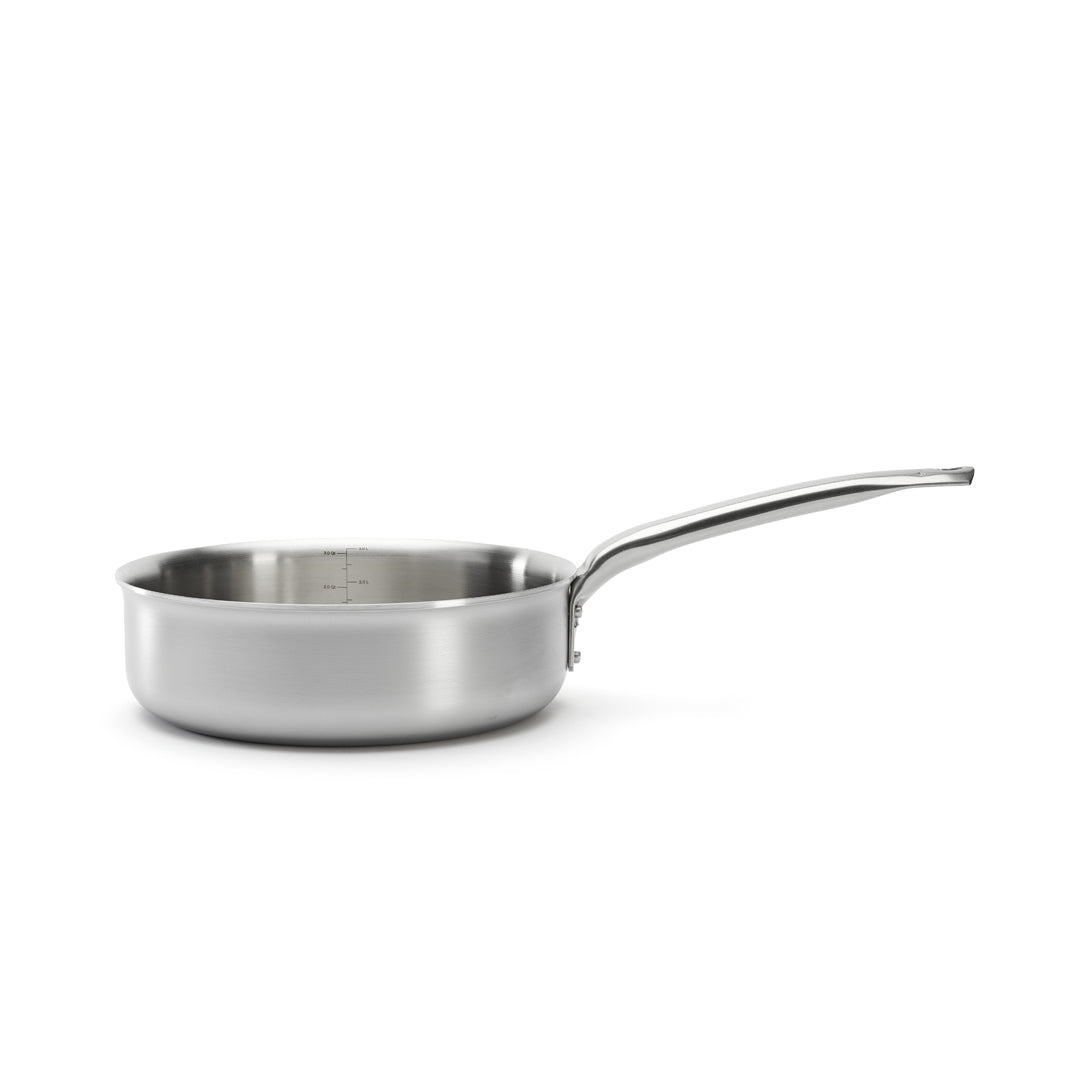De Buyer Alchimy 3-Ply S/S Straight Saute Pan (Excluding Lid)