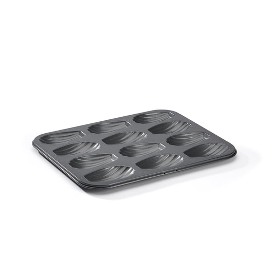 De Buyer Non-Stick Steel Madeline Tray (12 Holes)