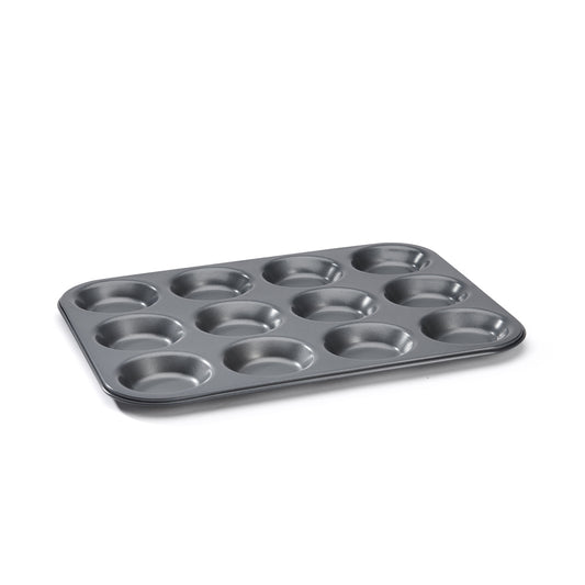 De Buyer Non-Stick Steel Tartlet Tray (12 Holes)