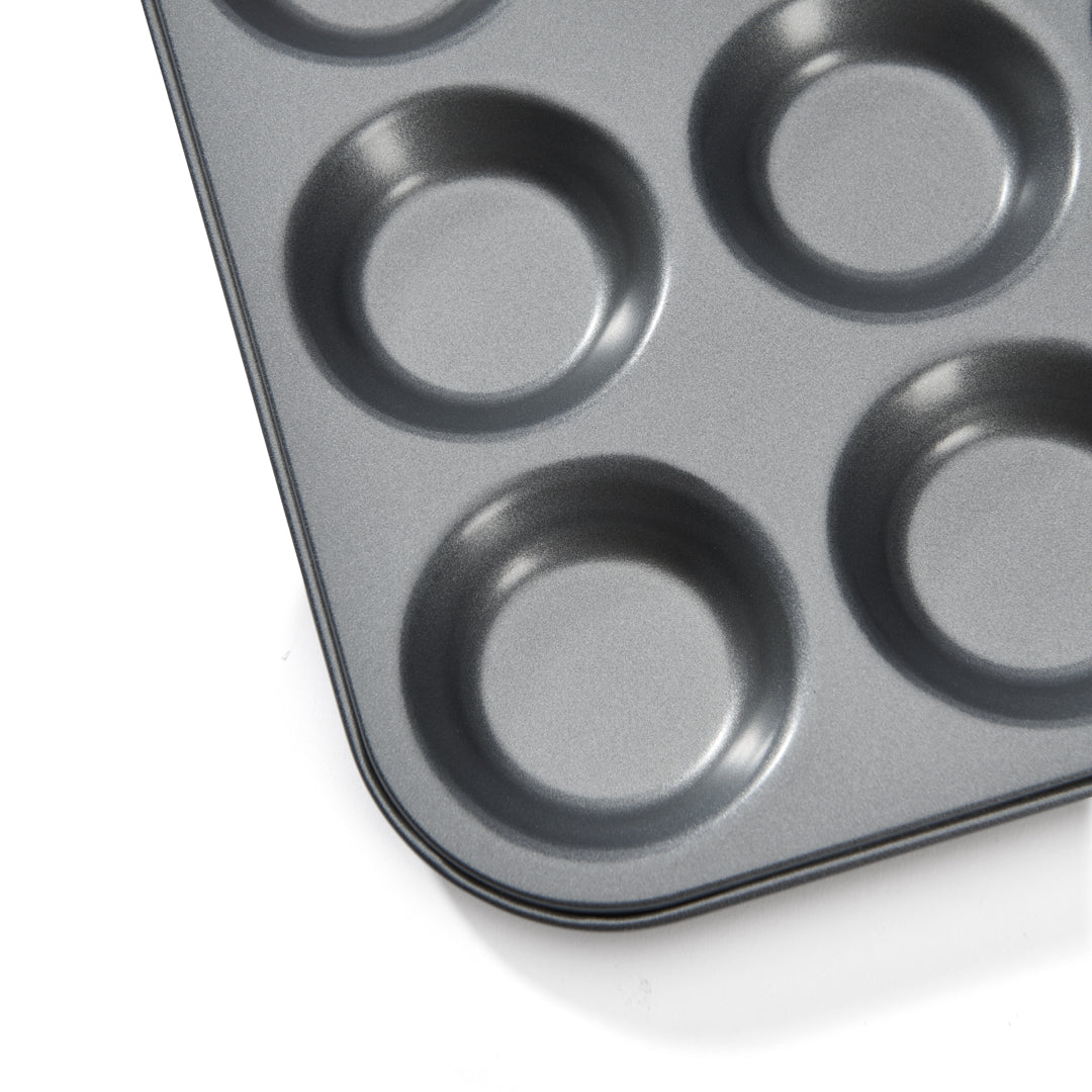 De Buyer Non-Stick Steel Tartlet Tray (12 Holes)