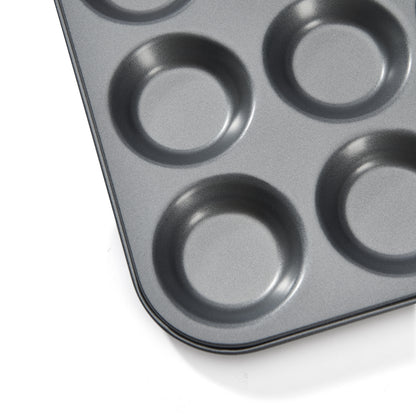 De Buyer Non-Stick Steel Tartlet Tray (12 Holes)