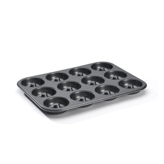 De Buyer Non-Stick Steel Savarin Tray (12 Holes)