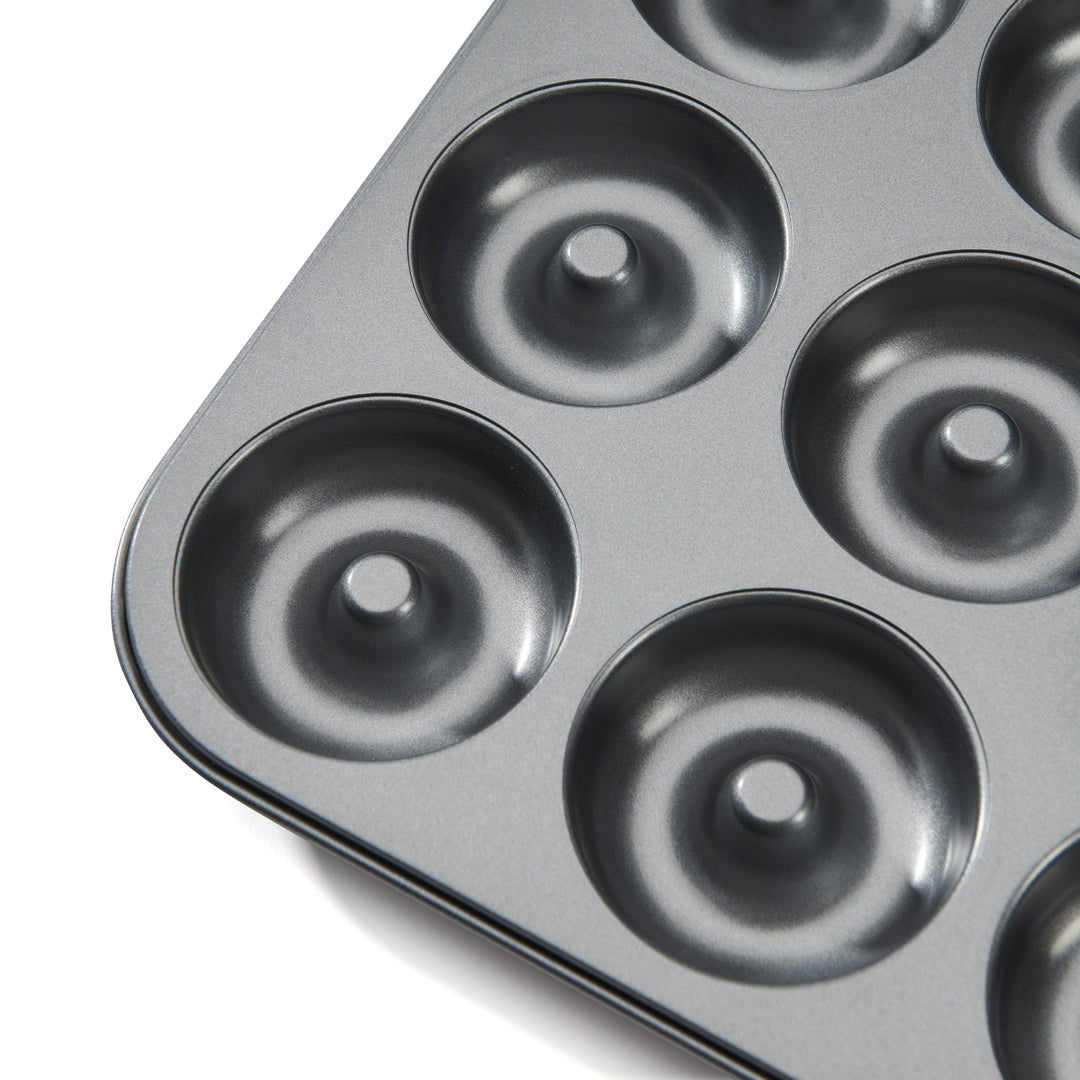 De Buyer Non-Stick Steel Savarin Tray (12 Holes)