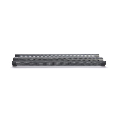 De Buyer Perforated Steel Non-Stick Baguette Tray