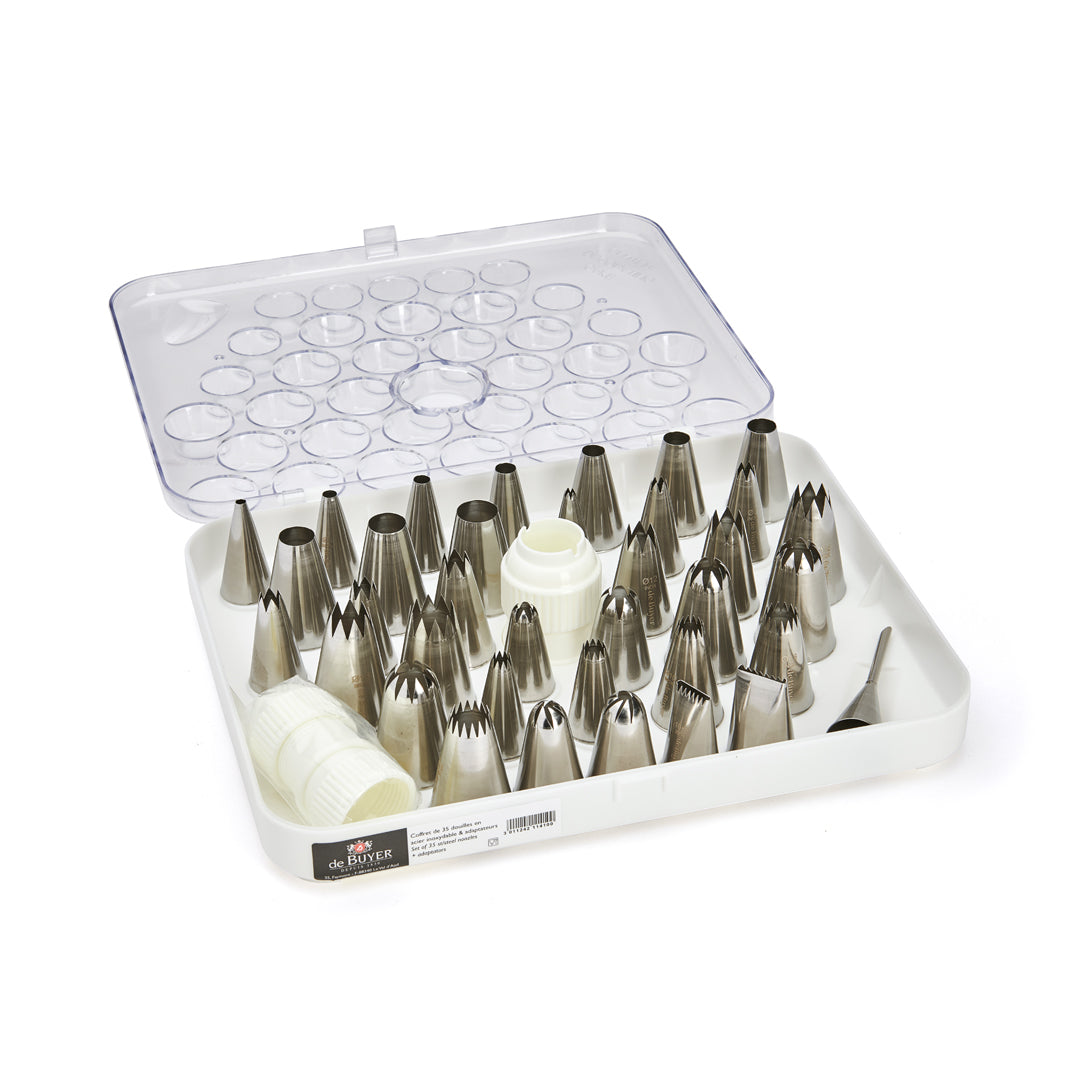 De Buyer S/S Piping Nozzle 35-Piece Set