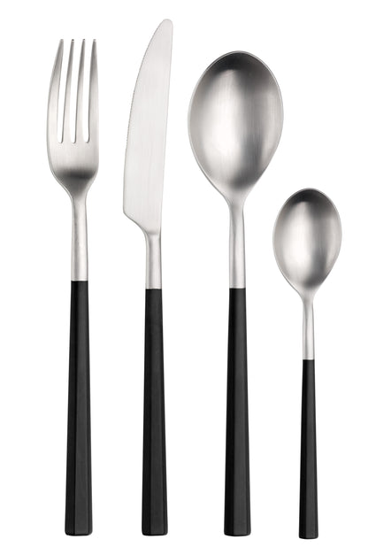 Pintinox Hive 18/10 + SPS Forged Silver/Black