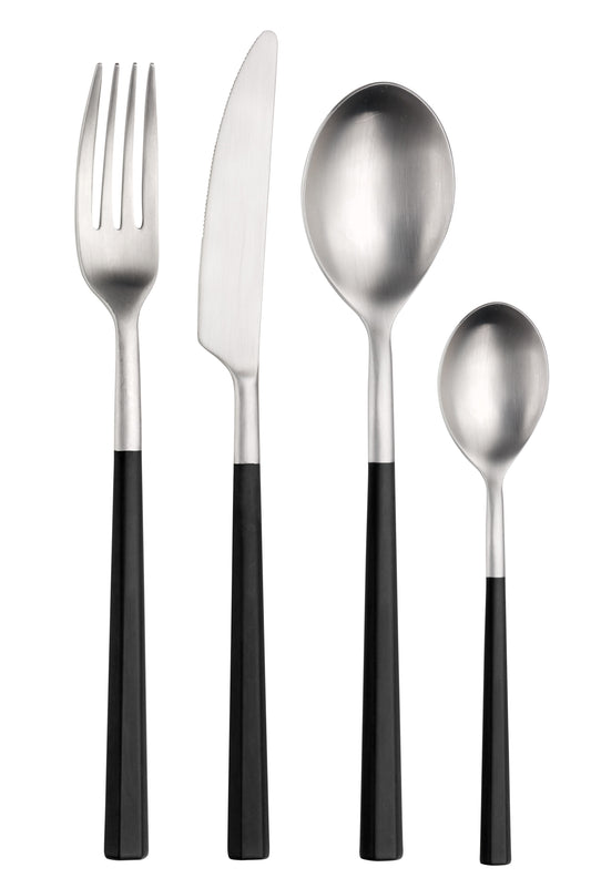 Pintinox Hive 18/10 + SPS Forged Silver/Black