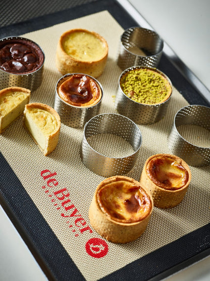 De Buyer Air System Perforated Straight Edge Pastry Rings