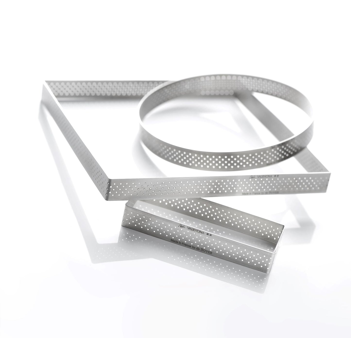 De Buyer Air System Perforated Straight Edge Pastry Rings
