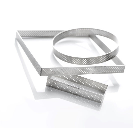 De Buyer Air System Perforated Straight Edge Pastry Rings