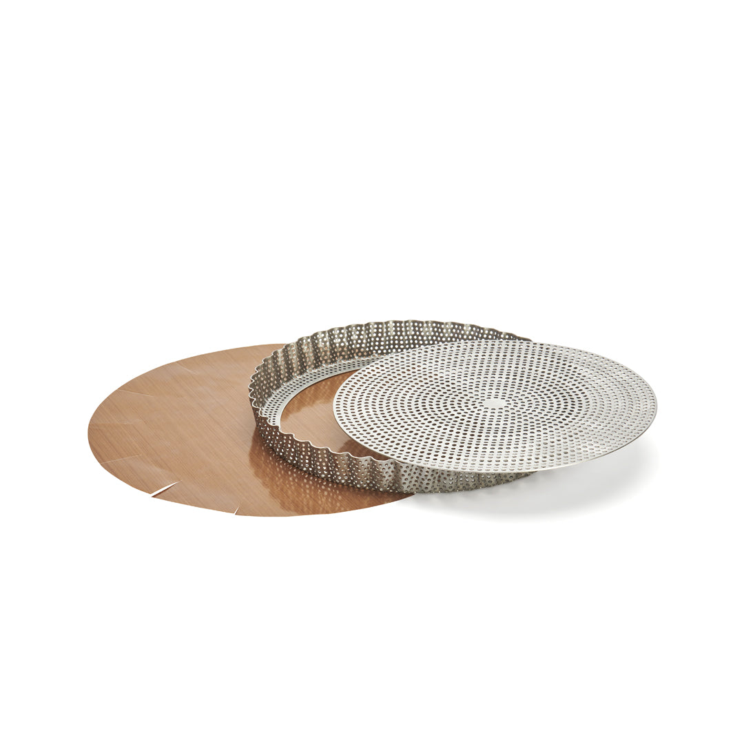De Buyer Air System Perforated Loose Base Moulds & PTFE Liner