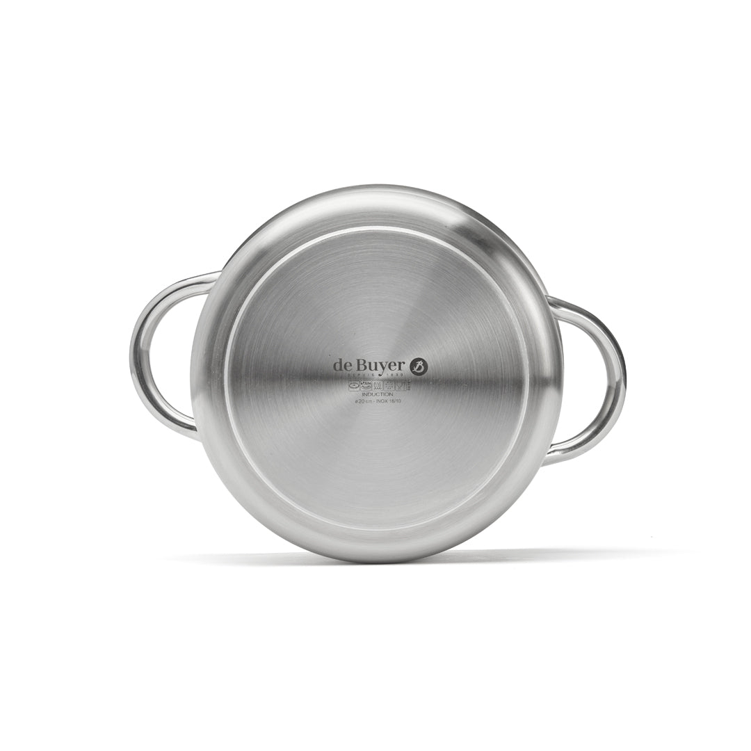 De Buyer Prim'Appety S/S High Stewpan / Low Stockpot