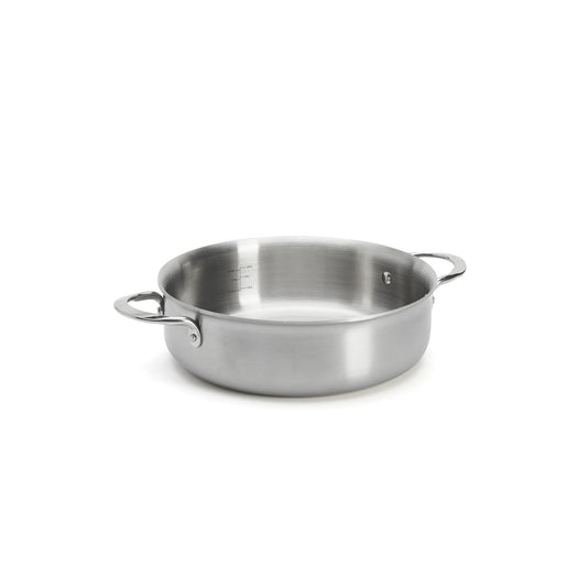 De Buyer Alchimy 3-Ply S/S Double Handle Straight Saute Pan (Excluding Lid)