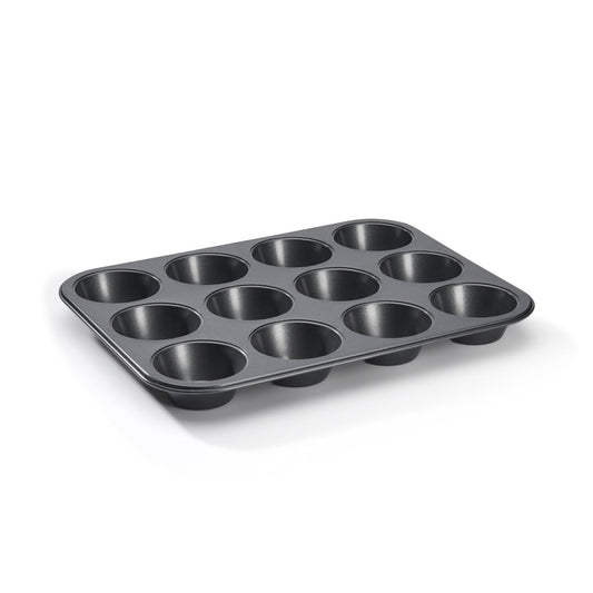 De Buyer Non-Stick Steel 12-Hole Muffin Tray