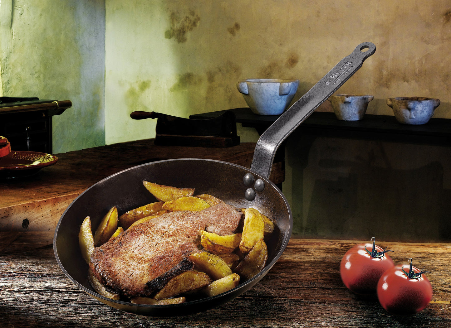 De Buyer Carbone Plus Frying Pan (Pack Of 3)