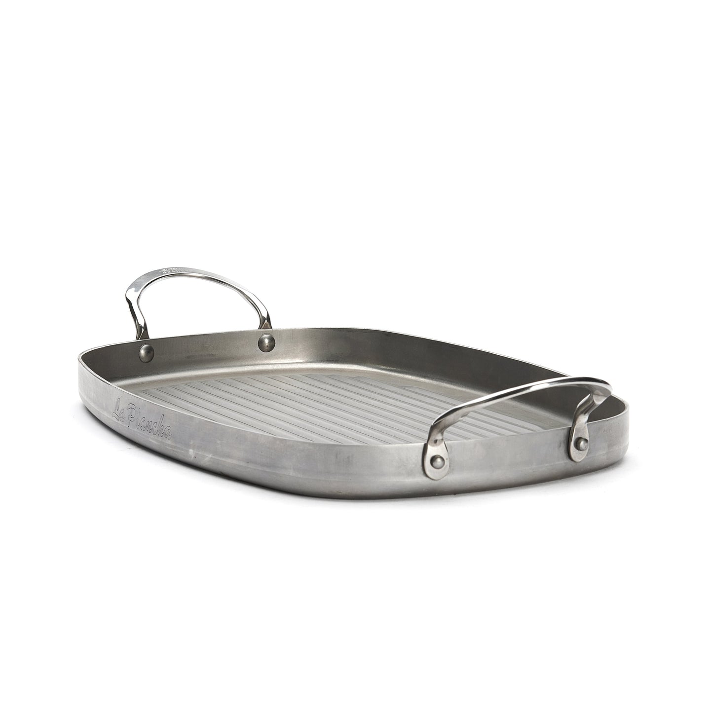 De Buyer Steel Rectangular Grill Pan With 2 S/S Handles 38 x 36 x 2.5cm