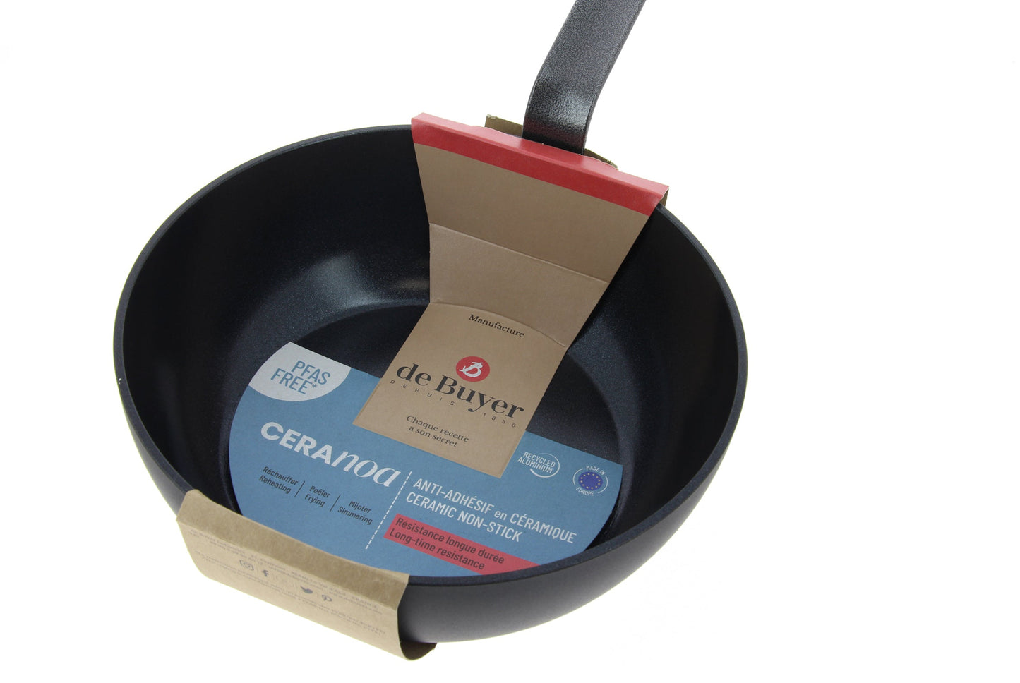 De Buyer Ceranoa Ceramic Coated Round Sauté Pan