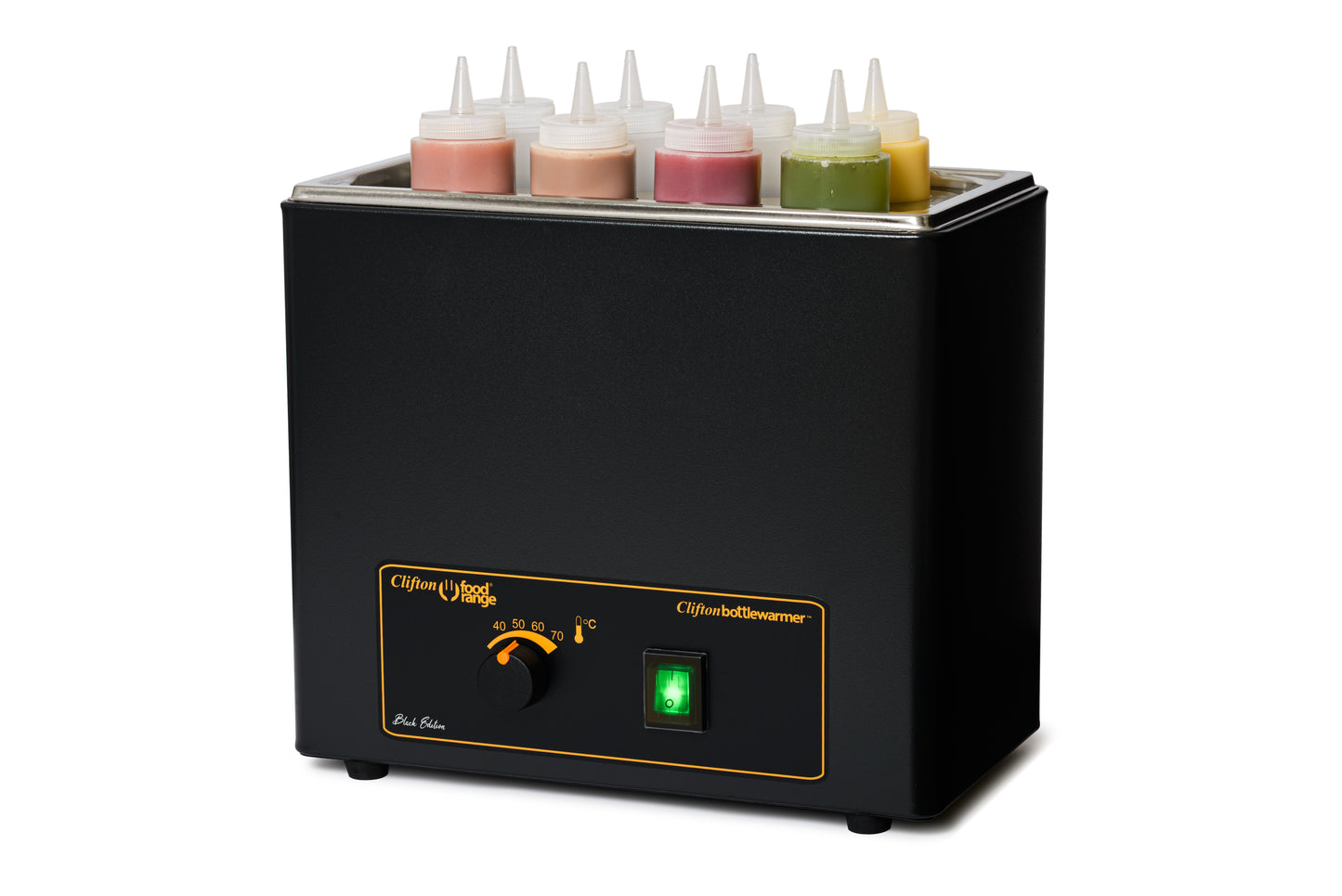 Clifton Food Range Sauce Bottlewarmer - Black Edition