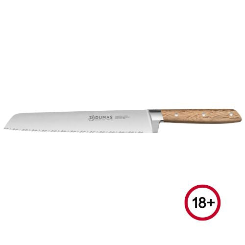 32 Dumas Signature 20cm / 8" Serrated Bread Knife Holm Oak
