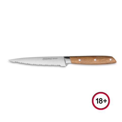 32 Dumas Signature 12cm / 4.75" Utility Knife Holm Oak