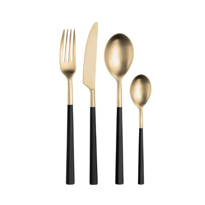 Pintinox Hive 18/10 Treasure Honey + SBS Black (Pack of 12)