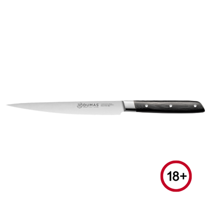 32 Dumas Signature 18cm / 7" Flexible Filleting Knife Black Micarta