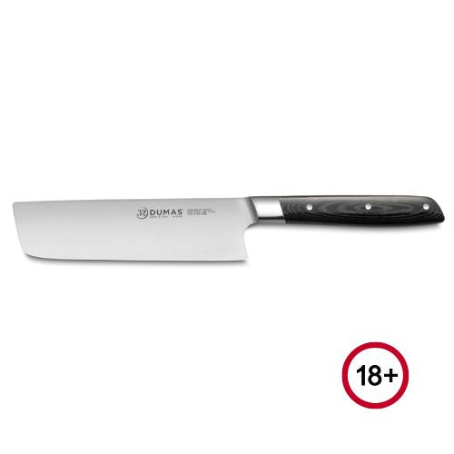 32 Dumas Signature 16cm / 6" Nakiri Knife Black Micarta