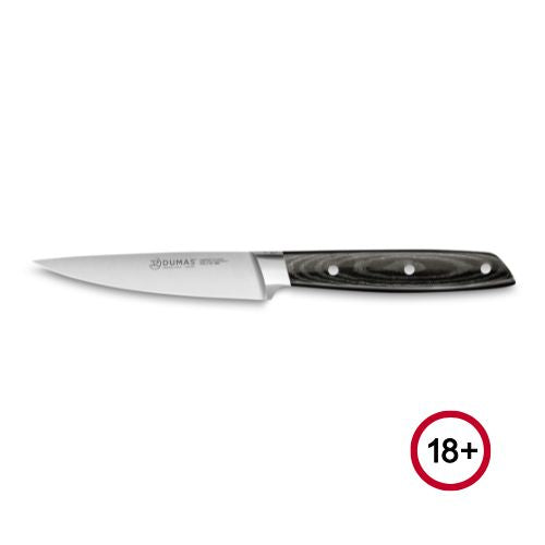 32 Dumas Signature 10cm / 4" Paring Knife Black Micarta