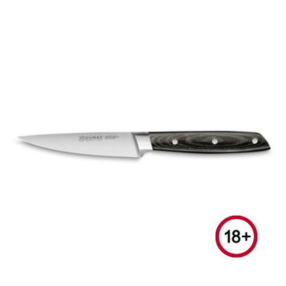 32 Dumas Signature 10cm / 4" Paring Knife Black Micarta