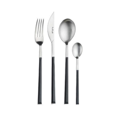 Pintinox Sushi Pro 18/10 Satin with Black ABS Handle (Pack of 12)