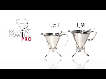 De Buyer Kwik Pro Piston Funnel 1.9L