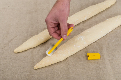 Scaritech Double Edge Scoring Blade (Grignette®) - Yellow (Pack of 10)